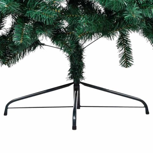 vidaXL halber künstlicher Weihnachtsbaum mit LED & Kugeln - 5