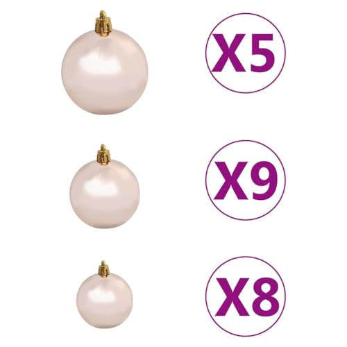 vidaXL künstlicher halber Weihnachtsbaum - 8