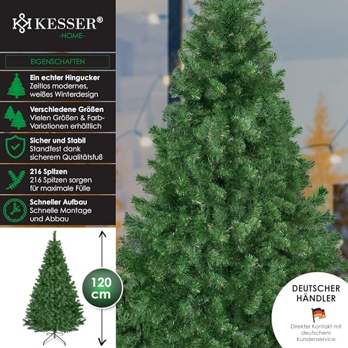 Kesser Weihnachtsbaum künstlich 120cm mit 216 Spitzen - 3