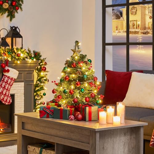 Yaheetech Mini-Weihnachtsbaum 60 cm - 2
