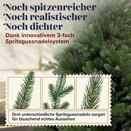 Pure Living 100% Spritzguss Weihnachtsbaum (180 cm) - 3