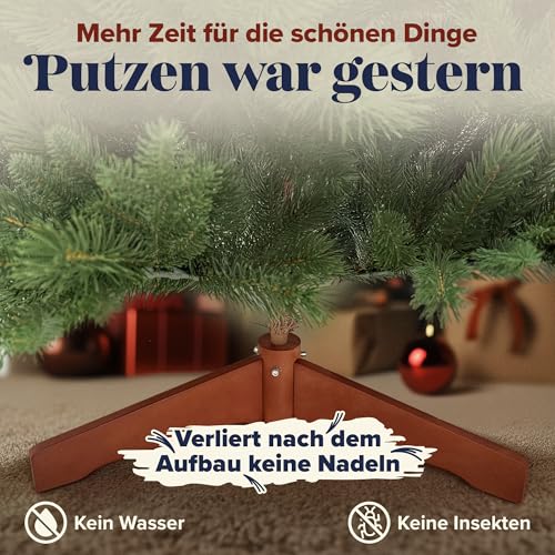 Pure Living 100% Spritzguss Weihnachtsbaum (180 cm) - 5