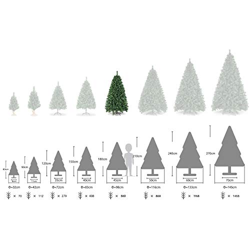 Salcar Weihnachtsbaum künstlich 180 cm - 8