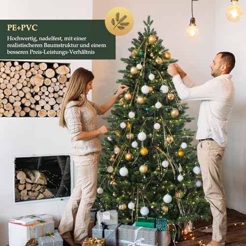 Salcar künstlicher Weihnachtsbaum mit Beleuchtung 180 cm - 3