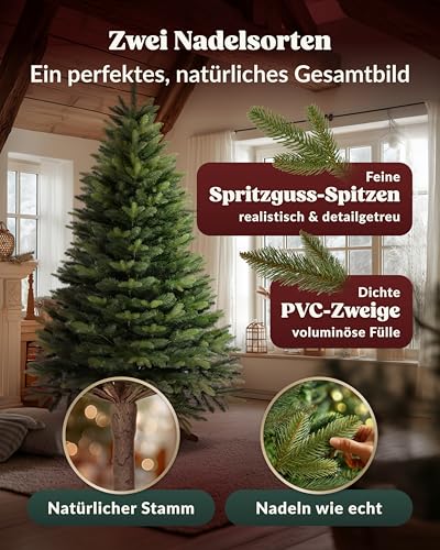 Amari naturgetreuer künstlicher Weihnachtsbaum 180cm - 3