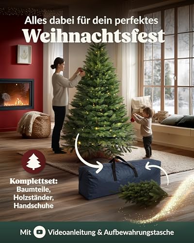 Amari naturgetreuer künstlicher Weihnachtsbaum 180cm - 6
