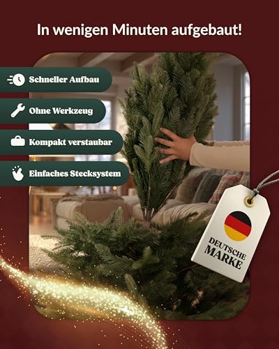 Amari naturgetreuer künstlicher Weihnachtsbaum 180cm - 7