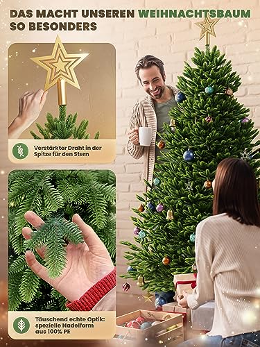 ArtiTree künstliche Nordmanntanne 210 cm - 5