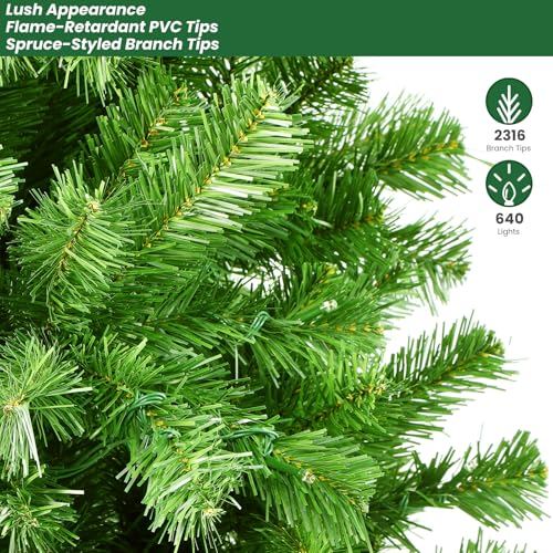 SHareconn Baum mit Beleuchtung 274 cm - 4