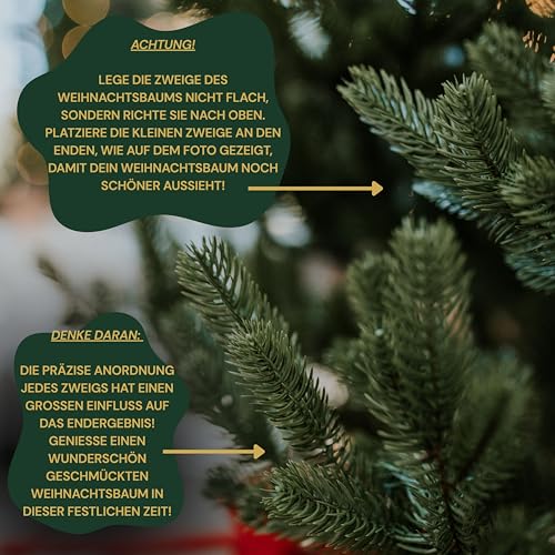 TreesHouse Spritzguss Nordmanntanne 180 cm - 6