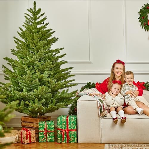 TreesHouse Fichte 150 cm mit Holzkisten-Ständer - 8