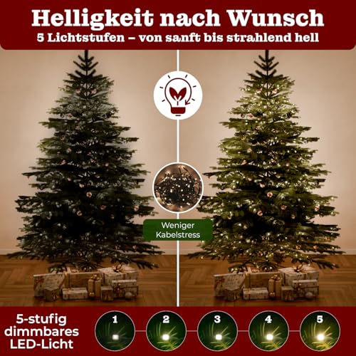 Boomding künstliche Nordmanntanne 240 cm - 3