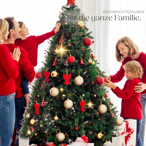 TecTake Spritzguss-Weihnachtsbaum 180 cm - 9