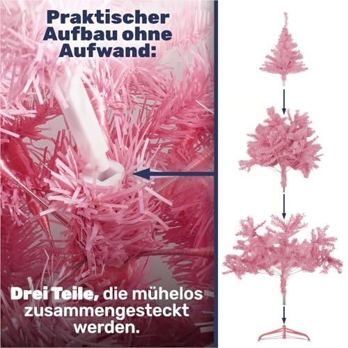 Gravidus pinker Weihnachtsbaum 150 cm - 6
