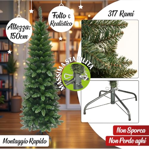 Maurys schlanker Weihnachtsbaum 150 cm - 3