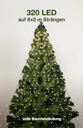 Menz künstlicher Weihnachtbaum (180cm) mit Lichterkette - 5