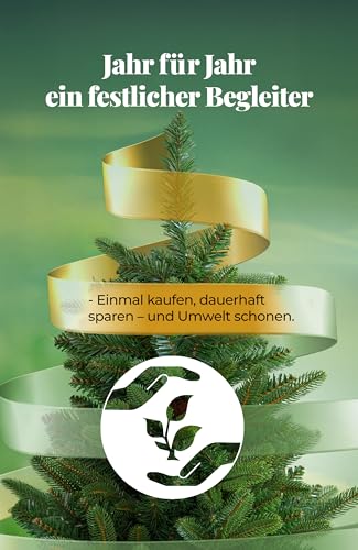 Menz künstlicher Premium Weihnachtsbaum mit Lichterkette - 4