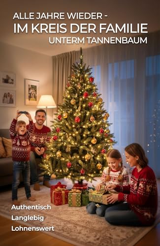 4smile Premium PE-Weihnachtsbaum (180cm) - 3