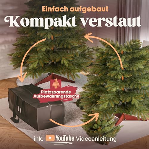 Pure Living Premium künstlicher Weihnachtsbaum (180cm) - 5