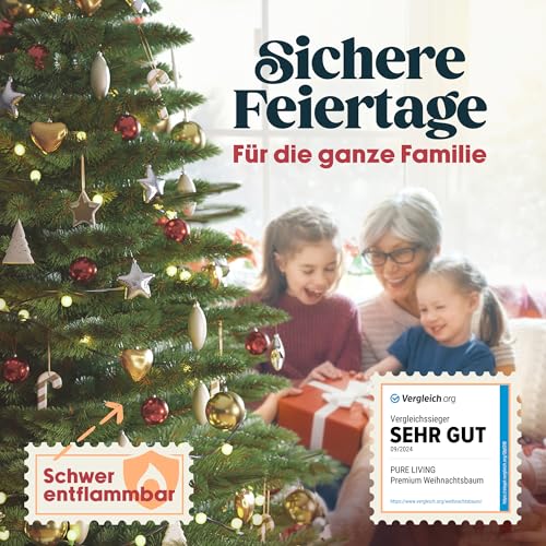 Pure Living Premium künstlicher Weihnachtsbaum (180cm) - 7