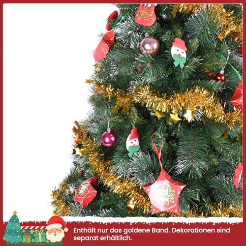 Yeaupe Pro Weihnachtsbaum mit Dekoration (180cm) - 5