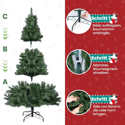 Yeaupe Pro Weihnachtsbaum (175cm) - 6