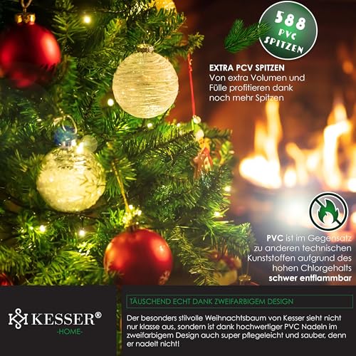 Kesser Weihnachtsbaum künstlich 180cm mit 588 Spitzen - 6
