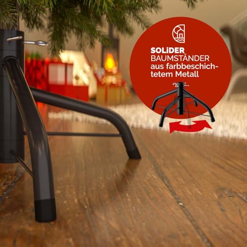 Casaria künstlicher Weihnachtsbaum mit LED-Lichterkette - 2