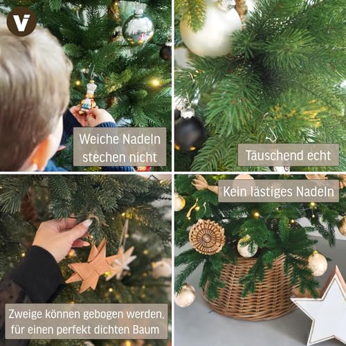 Vivanno künstliche Premium Nordmanntanne - 4
