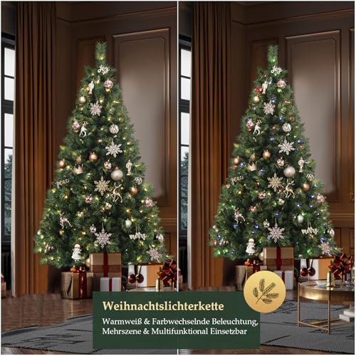 Salcar künstlicher Weihnachtsbaum mit RGB-LED-Beleuchtung - 7