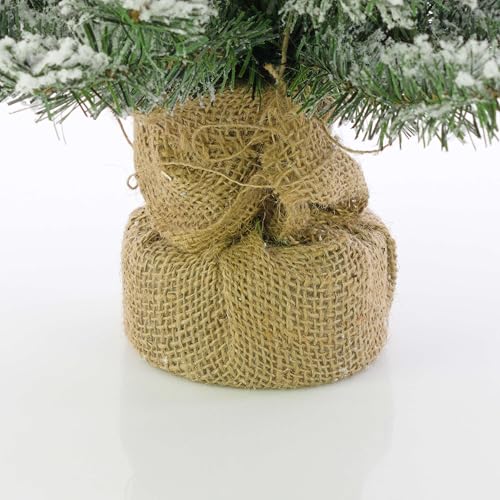 Artplants künstlicher Weihnachtsbaum Reykjavik im braunen Dekosack - 5