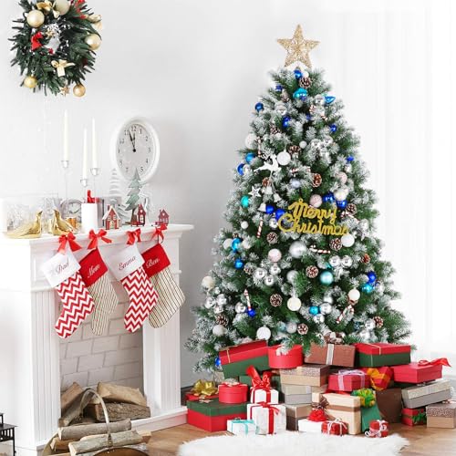 Himimi geschmückter Weihnachtsbaum mit Tannenzapfen - 13