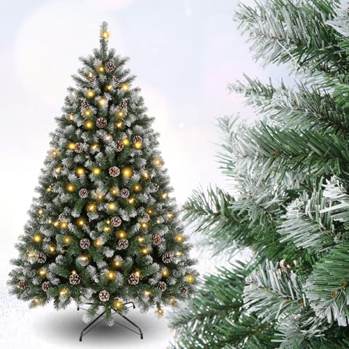 Himimi geschmückter Weihnachtsbaum mit Tannenzapfen - 10