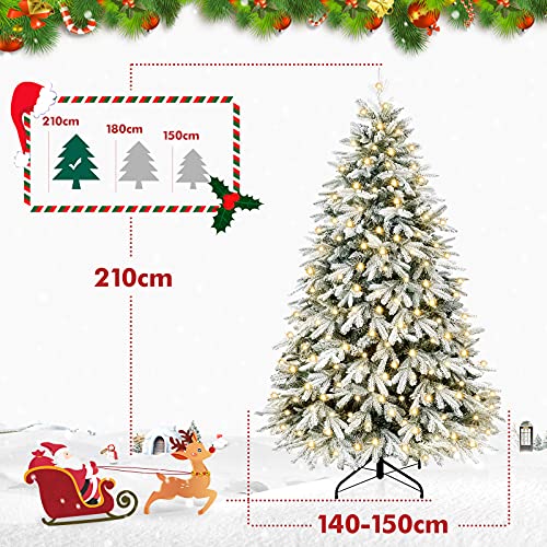 Yorbay künstlicher Weihnachtsbaum mit bunter LED-Beleuchtung - 6