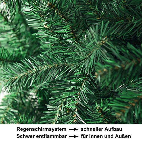 Homewit künstliche Weihnachtsbaum 150 cm (Ø ca. 75 cm) - 5