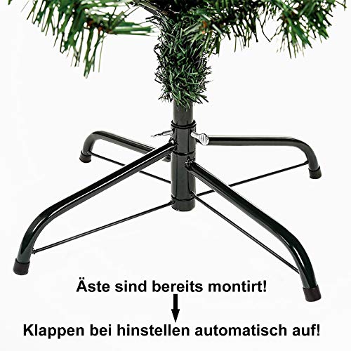 Homewit künstliche Weihnachtsbaum 150 cm (Ø ca. 75 cm) - 6