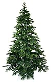 Künstlicher Weihnachten Baum – Weihnachtsbaum Kunststoff – Tannenbaum 180 – Künstlicher Baum – Naturgetreu – Mit Metallständer – 180 cm
