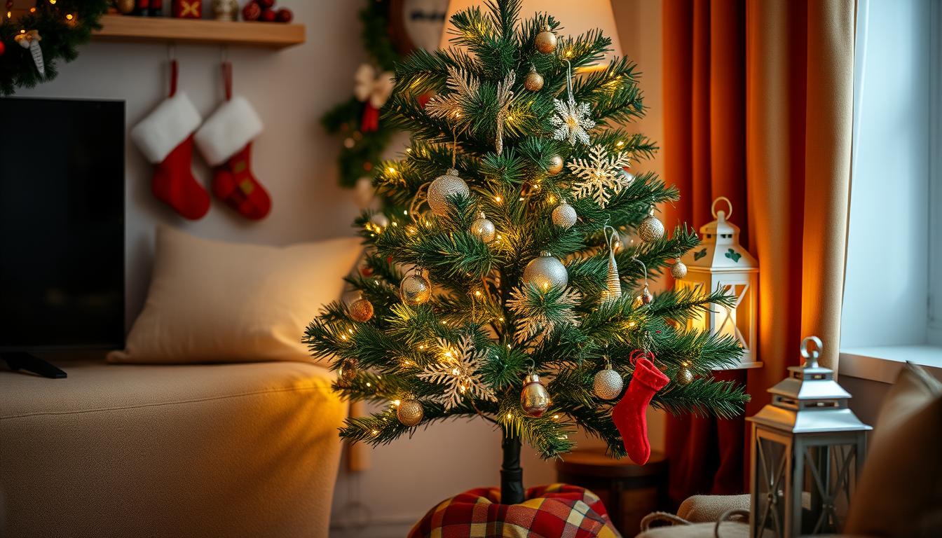 So können Sie Ihren künstlichen Mini-Baum geschickt in Szene setzen.