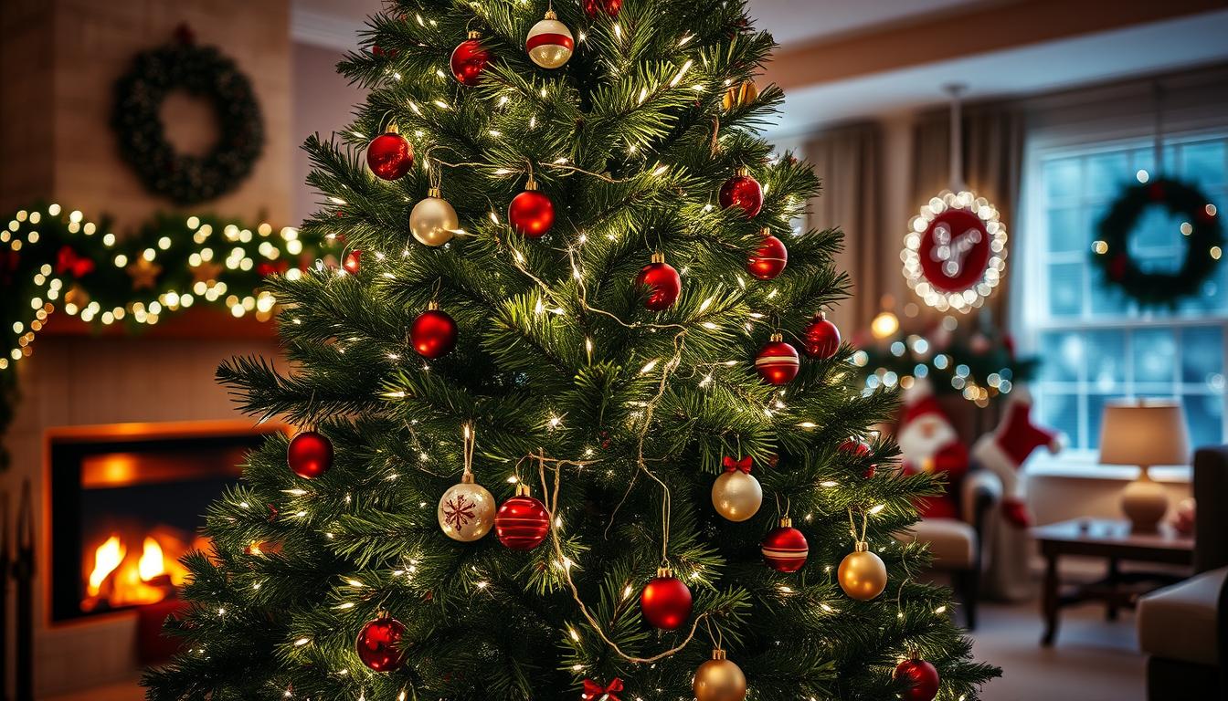 Naturgetreuer künstlicher Weihnachtsbaum